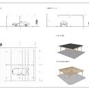 Carport-Flachdach mit 2 Stellplatz ohne Abstellk.