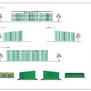 Ansichten - Maschinenhalle 9 x 19 m